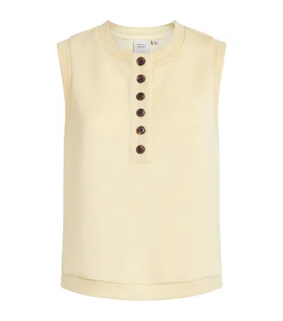 Varley Marla Tank Sweater Vest In Neutral