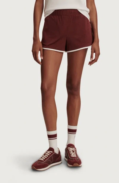 Varley Marty Active Shorts In Burgundy
