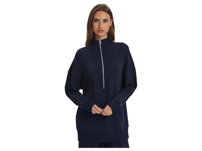 Varley Masie Longline Sweat In Blue