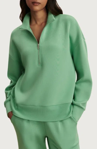 Varley Mavis Half Zip Sweatshirt In Green