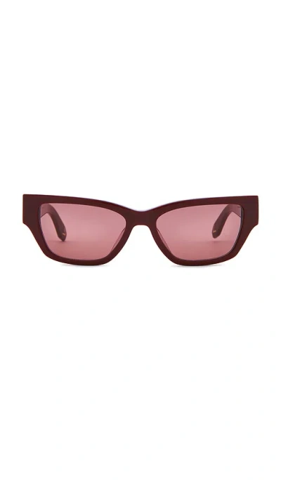 Varley Melra Sunglasses In Burgundy