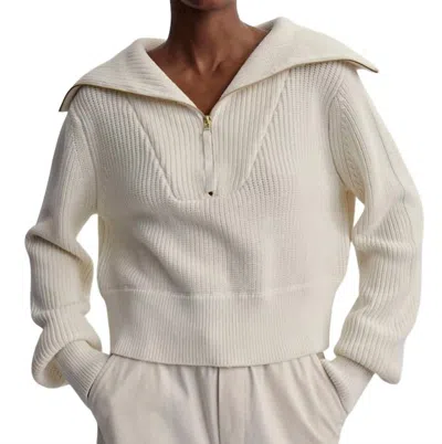 Varley Mentone Sweater In Egret