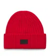 Varley Merino Wool-blend Chunky Elva Beanie In Red