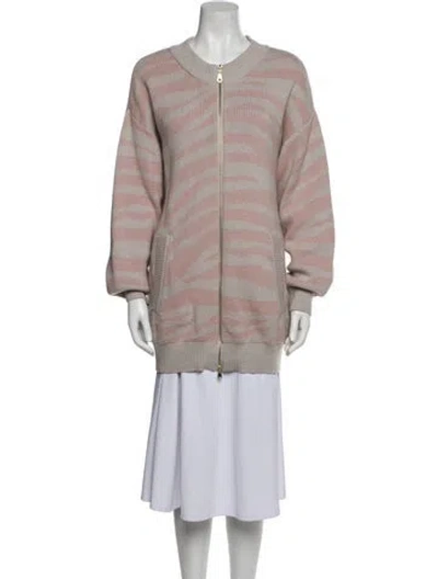 Pre-owned Varley Merino Wool Striped Sweater In Multi