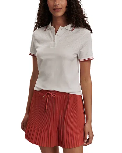 Varley Mickey Seamless Polo In White
