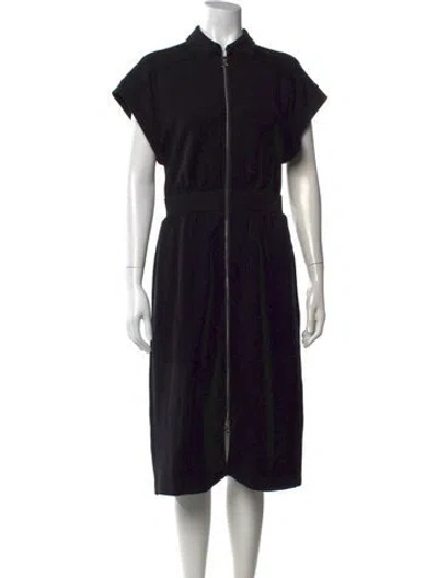 Pre-owned Varley Midi Length Dress In Black