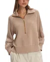 Varley Milano Half Zip Sweatshirt In Neutral