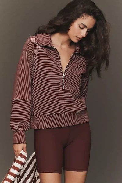 Varley Milano Half-zip Sweatshirt In Purple