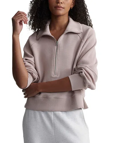 Varley Milano Half Zip Sweatshirt In Shadow Gray