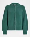 Varley Milo Knit Jacket In Green