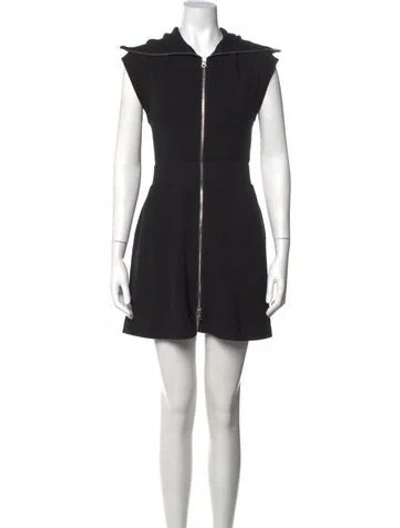 Pre-owned Varley Mini Dress In Black