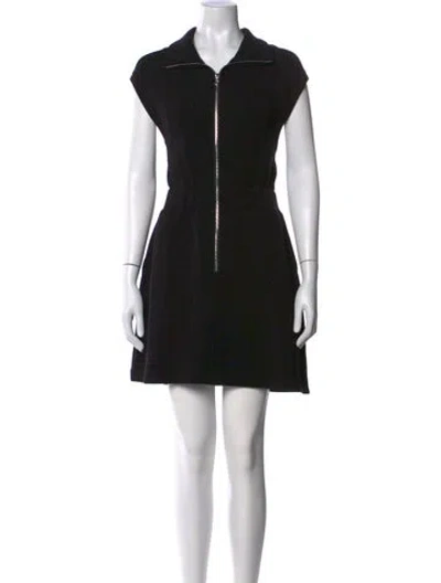 Pre-owned Varley Mini Dress In Black
