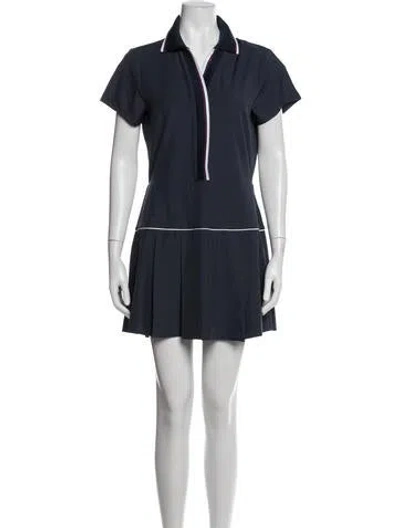 Pre-owned Varley Mini Dress In Blue