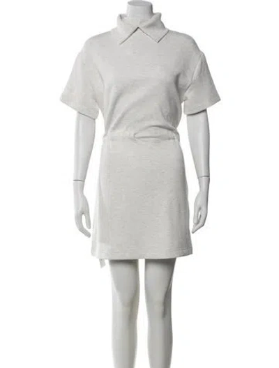 Pre-owned Varley Mini Dress In Neutrals