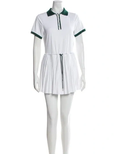 Pre-owned Varley Mini Dress In White