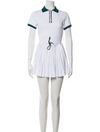 Pre-owned Varley Mini Dress In White