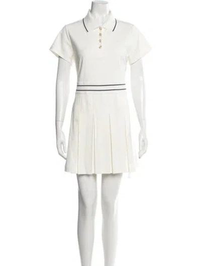 Pre-owned Varley Mini Dress In White