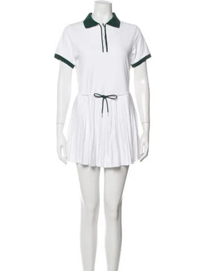 Pre-owned Varley Mini Dress In White