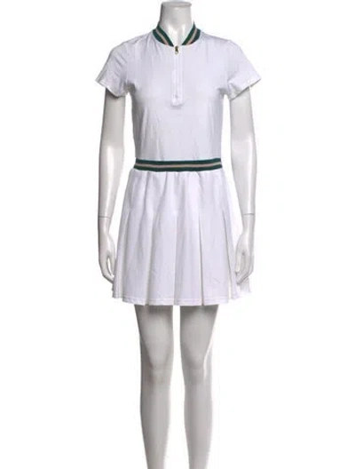 Pre-owned Varley Mini Dress In White