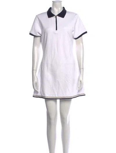 Pre-owned Varley Mini Dress In White