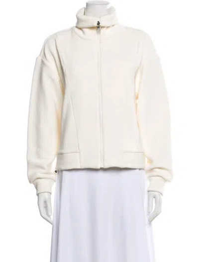 Pre-owned Varley Mock Neck Sweater In Neutral