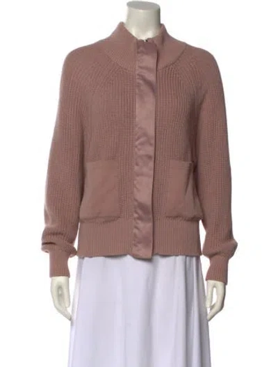 Pre-owned Varley Mock Neck Sweater In Neutral
