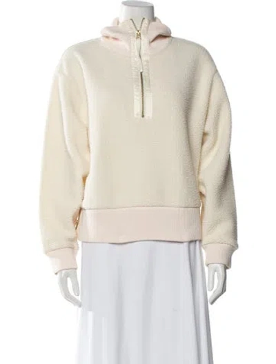 Pre-owned Varley Mock Neck Sweater In Neutral