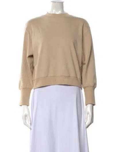 Pre-owned Varley Mock Neck Sweater In Neutrals