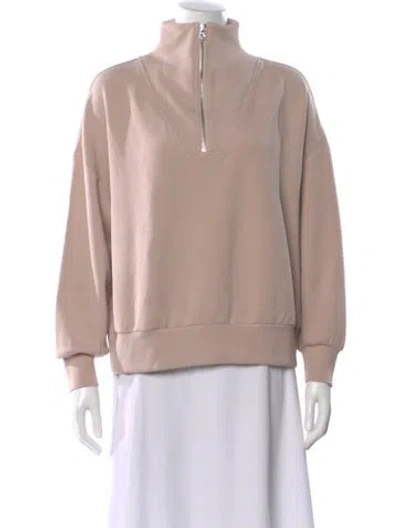 Pre-owned Varley Mock Neck Sweater In Pink