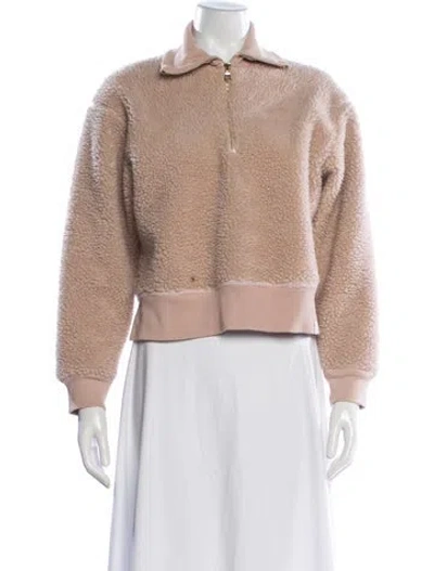 Pre-owned Varley Mock Neck Sweater In Pink