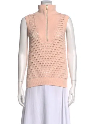 Pre-owned Varley Mock Neck Sweater In Pink