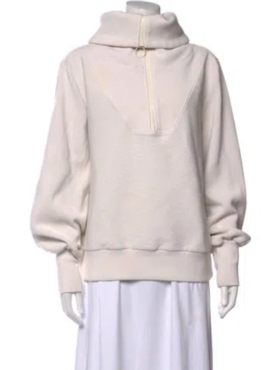 Pre-owned Varley Mock Neck Sweater In Pink