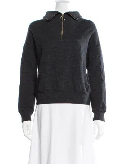 Pre-owned Varley Mock Neck Sweater W/ Tags In Black