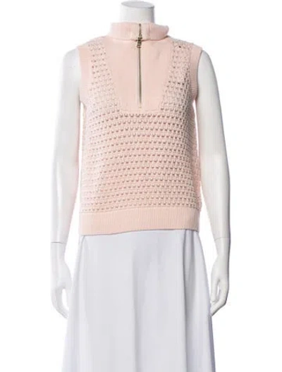 Pre-owned Varley Mock Neck Sweater W/ Tags In Pink