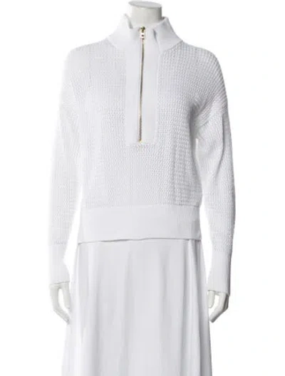 Pre-owned Varley Mock Neck Sweater W/ Tags In White