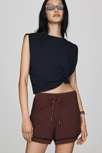 VARLEY MODERN KNIT COTTON SHORTS