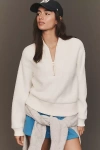 Varley Mumford Half-zip Pullover In White