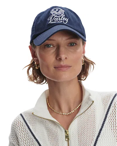 Varley Noa Club Cap In White/forest