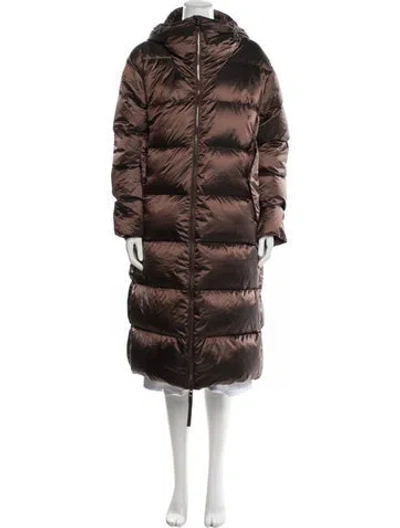 Pre-owned Varley Nylon Down Coat In Multi
