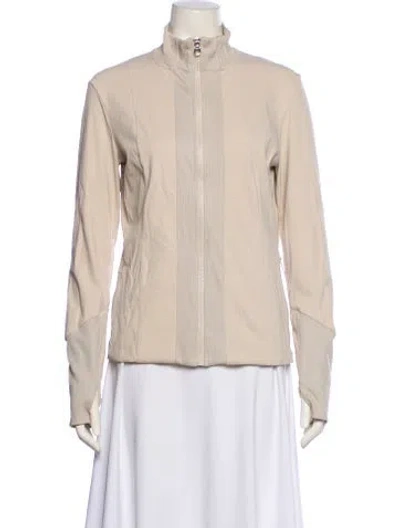 Pre-owned Varley Nylon Jacket In Neutral