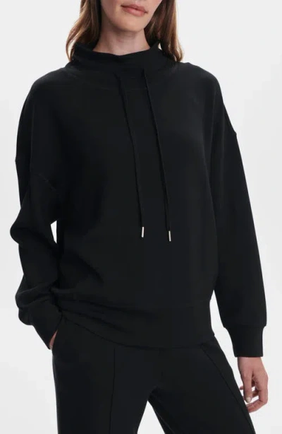 Varley Oakdale Drawstring Sweatshirt In Black