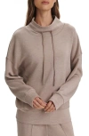 Varley Oakdale Drawstring Sweatshirt In Brown