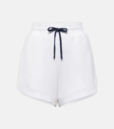 Varley Ollie High Rise 3.5 Stretch-jersey Shorts In White