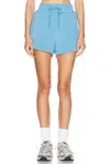 Varley Ollie High Rise 3.5 Short In Azure Blue
