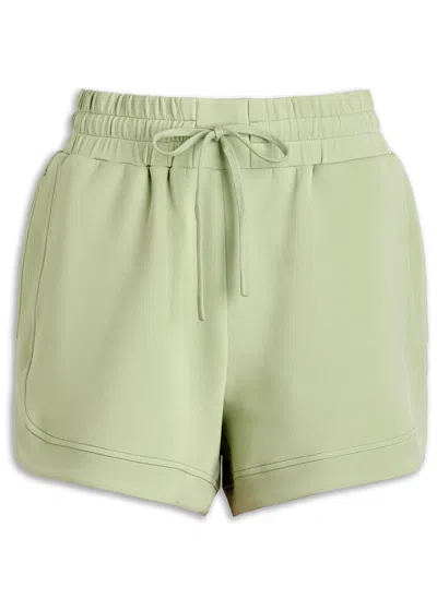 Varley Ollie High Rise 3.5 Stretch-jersey Shorts In Green