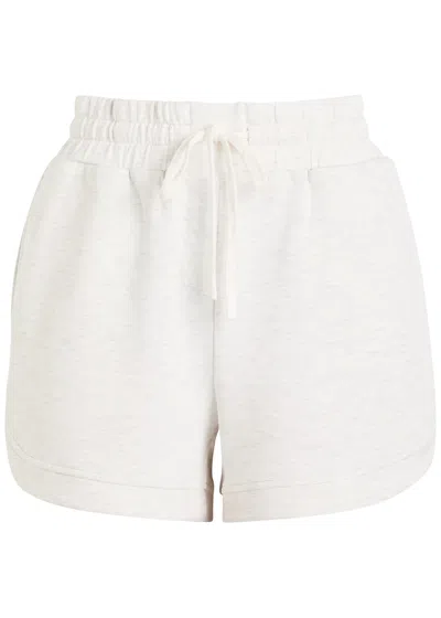 Varley Ollie High Rise 3.5 Stretch-jersey Shorts In White