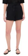 Varley Womens Black Alder Drawstring-waist Stretch-woven Jersey Shorts In Black