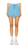 Varley Ollie High Rise 3.5 Short In Blue