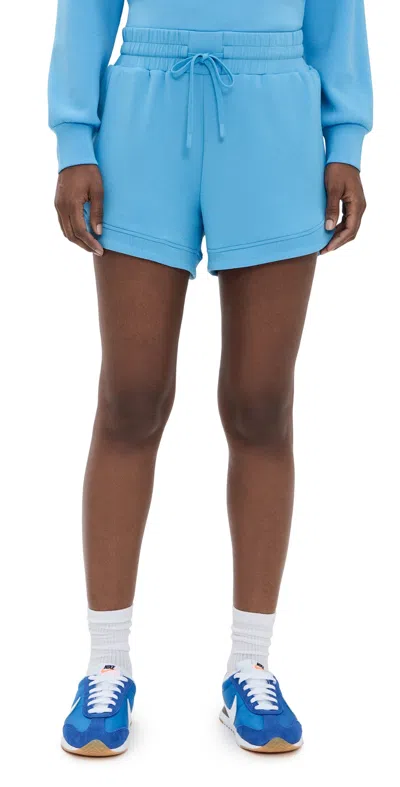 Varley Ollie High Rise Shorts 3.5 Azure Blue