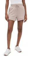 Varley Ollie High Rise Shorts 3.5 Taupe Marl